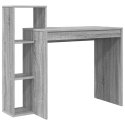 Stol s policom Siva Sonoma 100 x 40 x 90 cm Konstruirano drvo