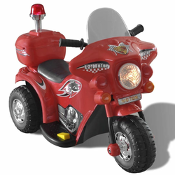 VIDAXL otroško motorno kolo na baterijo, rdeče