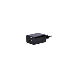 Solight DC48A - Punjački adapter 2xUSB/3100mA/230V crni