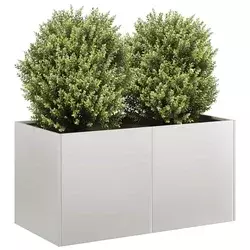 Vrtna sadilica antracit 80x40x40 cm od nehrđajućeg čelika