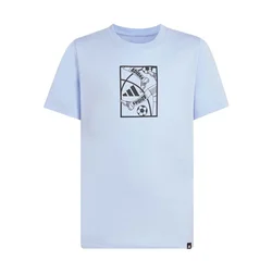 Adidas J FOOTBALL T, dječija majica, plava CU043
