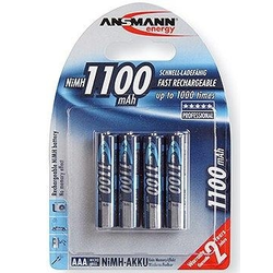 Ansmann 07521 Micro AAA - 4 kom punjivih AAA baterija NiMH 1,2 V / 1050 mAh