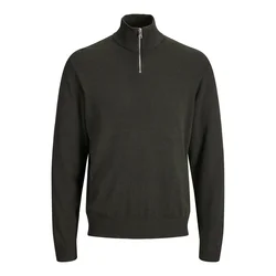 JACK & JONES Pulover JJEEmil temno zelena