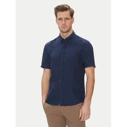 Michael Kors Srajca CS1400I4YT Mornarsko modra Slim Fit