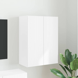 TV zidni ormar Zidne Bijelo 59,5 x 31 x 80 cm Konstruirano drvo