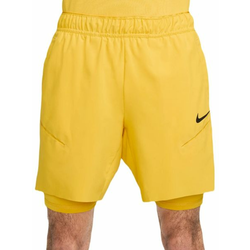 Muške kratke hlače Nike Court Dri-Fit Slam RG 2-in1 Shorts - vivid sulfur/black