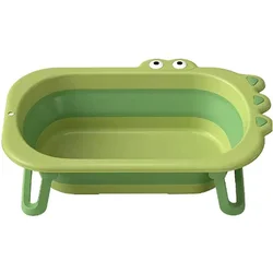 Kadica za kupanje beba sklopiva Frog green BBO 7177437GREEN