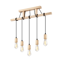 Luster na sajli LEON 5xE27/60W/230V