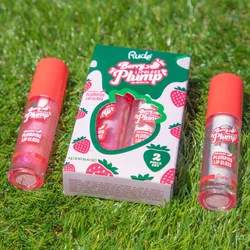 Sjaj za usne Berry Plump Duo set - Pink Sugar&Crystal Clear | Rude Cosmetics | Ecobeauty