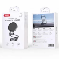 Univerzalni auto držač za mobilni telefon XO-C160, Magnetni, Crni