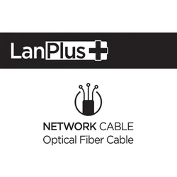 LanPlus Fiber optic cable 2FO 2km Indoor drop cable, G657A1, FRP, LSZH, white