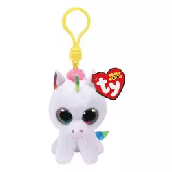 TY Bijeli jednorog plišana igračka 8,5 cm Beanie Boos Pixy -