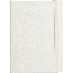 Notes Shiny z elastiko White B5