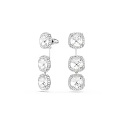 Swarovski uhani ženski kovinski s kristalom UNA
