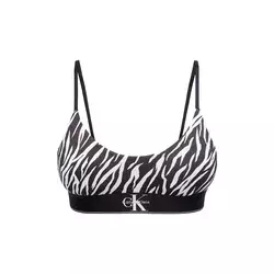 Calvin Klein Underwear Nedrček črna/bela