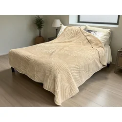 Ćebe Merinos 220x160cm A4 List Krem boja ( VLK000394-A4kremlist )