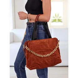 Resti Womens shopper bag eco + suede Azure Veil