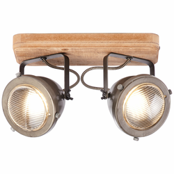 Brilliant - Plafonsko usmereno svetlo CARMEN WOOD 2xGU10/5W/230V eukaliptus