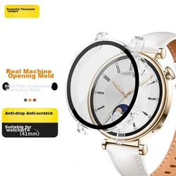 Weiqiantu Zaštita stakla za pametni sat + Zaštitna maska za pametni sat za Huawei Watch GT4-41MM, Providna