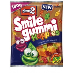 Bonboni, Nimm2 Smilegummi Happies, 18x180 g