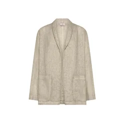 Deha Fade Effect Linen Blazer Bež
