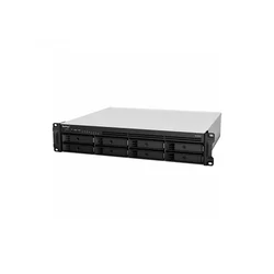Synology RackStation RS1221RP+; Rack 2U, 8-bay 3.5/2.5 SATA HDD/SSD, AMD Ryzen V1500B 4-core 2.2GHz; 4GB DDR4 ECC SODDIM,2x Memory slots; 4x RJ-45 1GbE LAN Port; 2xUSB 3.2; eSATA port; PCI Gen2x8 slot (x4 link); 11.7 kg; 3yr w