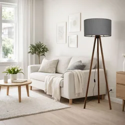 Opviq Podna lampa AID-1529, Smeđe boje