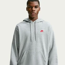 Nike M NK CLUB FT PO HOODIE, muški pulover, siva FN3866