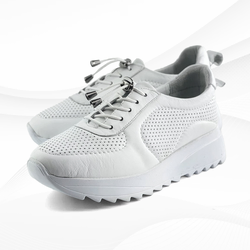 Mona Shoes Ženske patike, Kožne, Bele