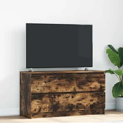TV ormarić boja dimljenog hrasta 100x35x54 cm konstruirano drvo