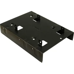 Inter-Tech Adapter 2x 2,5 v 3,5 montažni komplet črn
