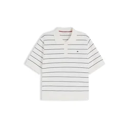 TOMMY HILFIGER Majica mornarska/bela
