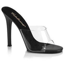 Pleaser Gala-01 Clr-Blk/Blk Matte 35