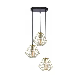 Luster na sajli DIAMOND 3xE27/60W/230V