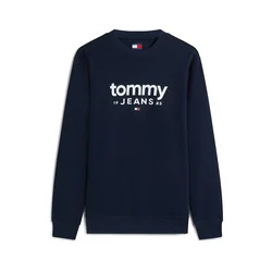 Tommy Jeans Majica  mornarska / rdeča / bela