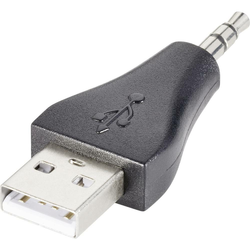 USB/JACK audio adapter [1x JACK utikač 3.5mm - 1x USB 2.0 utikač A], crn