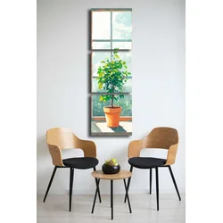 Wallxpert Slika na platnu 3P4545BSRC-008, 45 x 45 cm, 3 dela