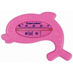 Canpol babies Termometer za kopalne delfine, roza