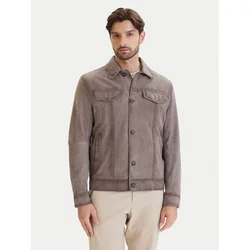 Milestone Usnjena jakna Maurice 611613 60745 Rjava Regular Fit