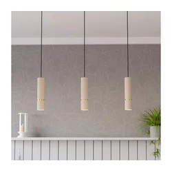 Eglo 901152 - LED luster na sajli CAMINIA 3xGU10/5W/230V 3000K bež