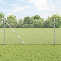 vidaXL Heksagonalna ograja 1.2x50 m Pocinkano jeklo