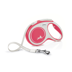 FLEXI Povodac za pse Comfort Tape L, 5m, Do 60 kg, Crveni