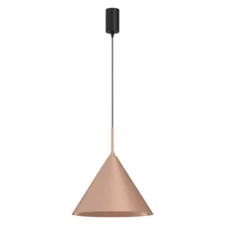 Luster na sajli CAPITAL 1xGX53/15W/230V prečnik 32 cm roze zlato