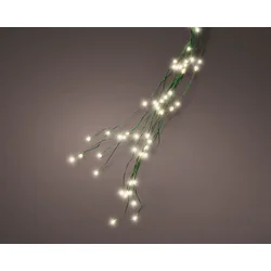 Lumineo Lampice za jelku, 2.4 m, 832 lampice, Snop spoljne, Micro LED, Svetlo toplo belo, 8 funkcija