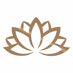 Wallity Zidna dekoracija Lotus Flower 2 Copper, 60x35cm