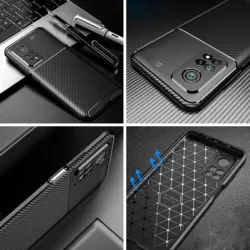 Maska Carbon Defender za Huawei Y5p/ Honor 9s crna