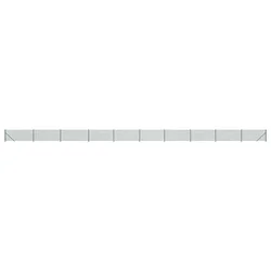 Vidaxl Mrežna ograja s prirobnico zelena 0,8x25 m