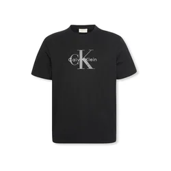 Calvin Klein Jeans  SS HERO MONOLOGO TEE 20S  Črna