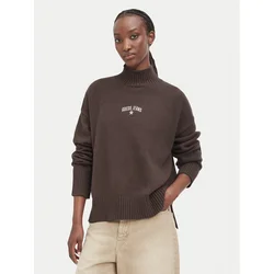 Guess Jeans Pulover W6BR09 Z1252 Rjava Relaxed Fit