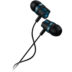 CANYON Stereo earphones with microphone/ Green/ cable length 1.2m/ 21.5*12mm/ 0.011kg